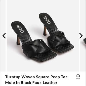 Black Mules Sz Us 11